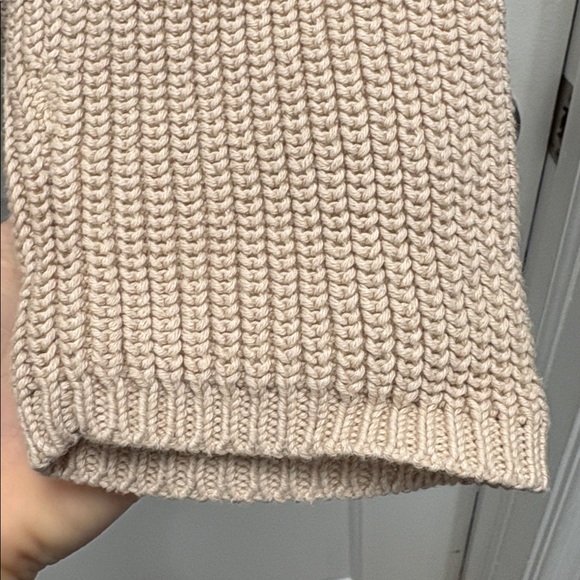 Jenni Kayne Tan Cotton Sweater Size Large - Picture 7 of 9